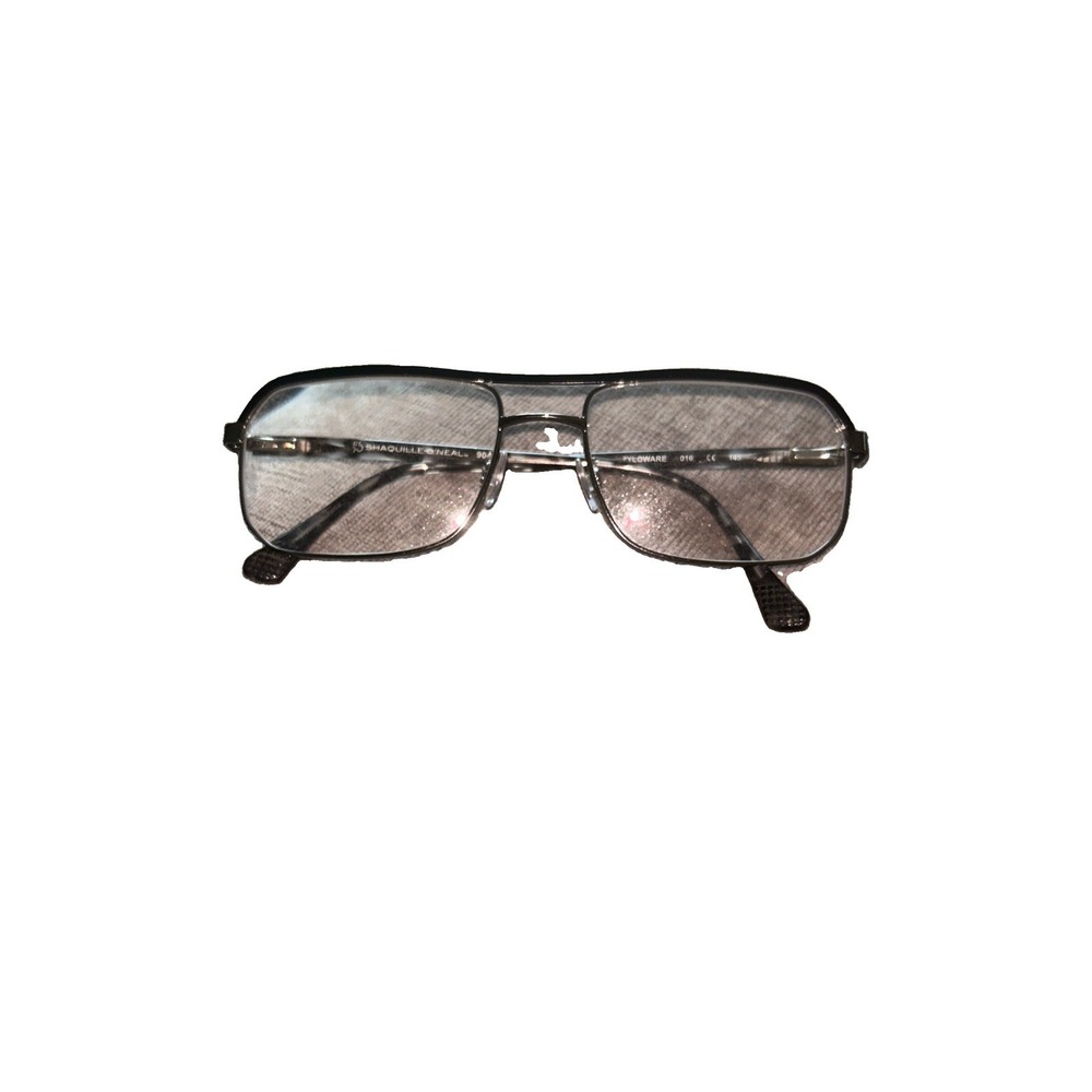 Shaquille O'Neal 904M Aviator Eyeglasses Gunmetal Shaq Frames *Read Description*